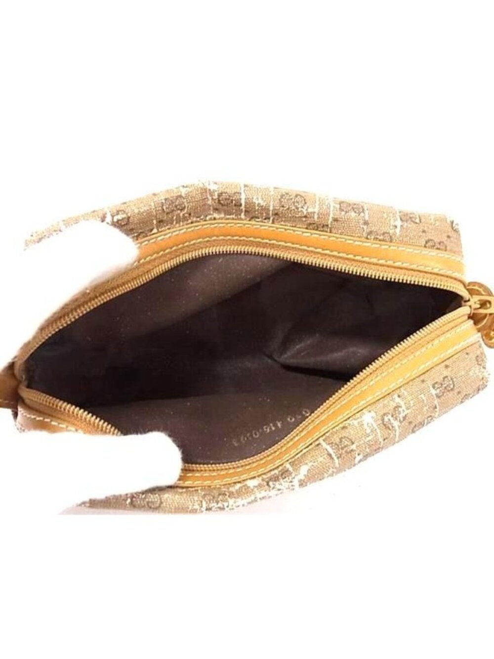 Gucci Vintage Micro GG Pouch Multi Case Brown - Picture 3 of 4